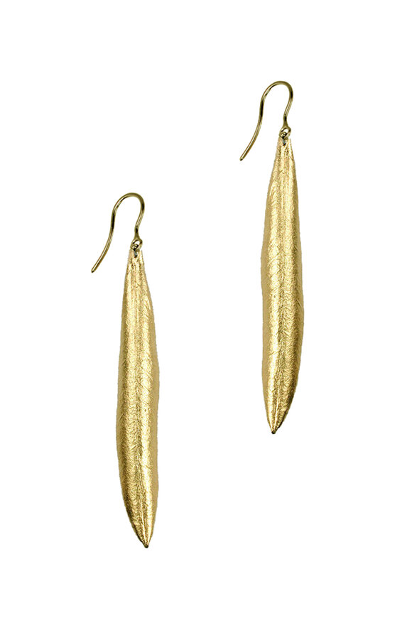 Aaron Henry - Olive Leaf Drop Earrings