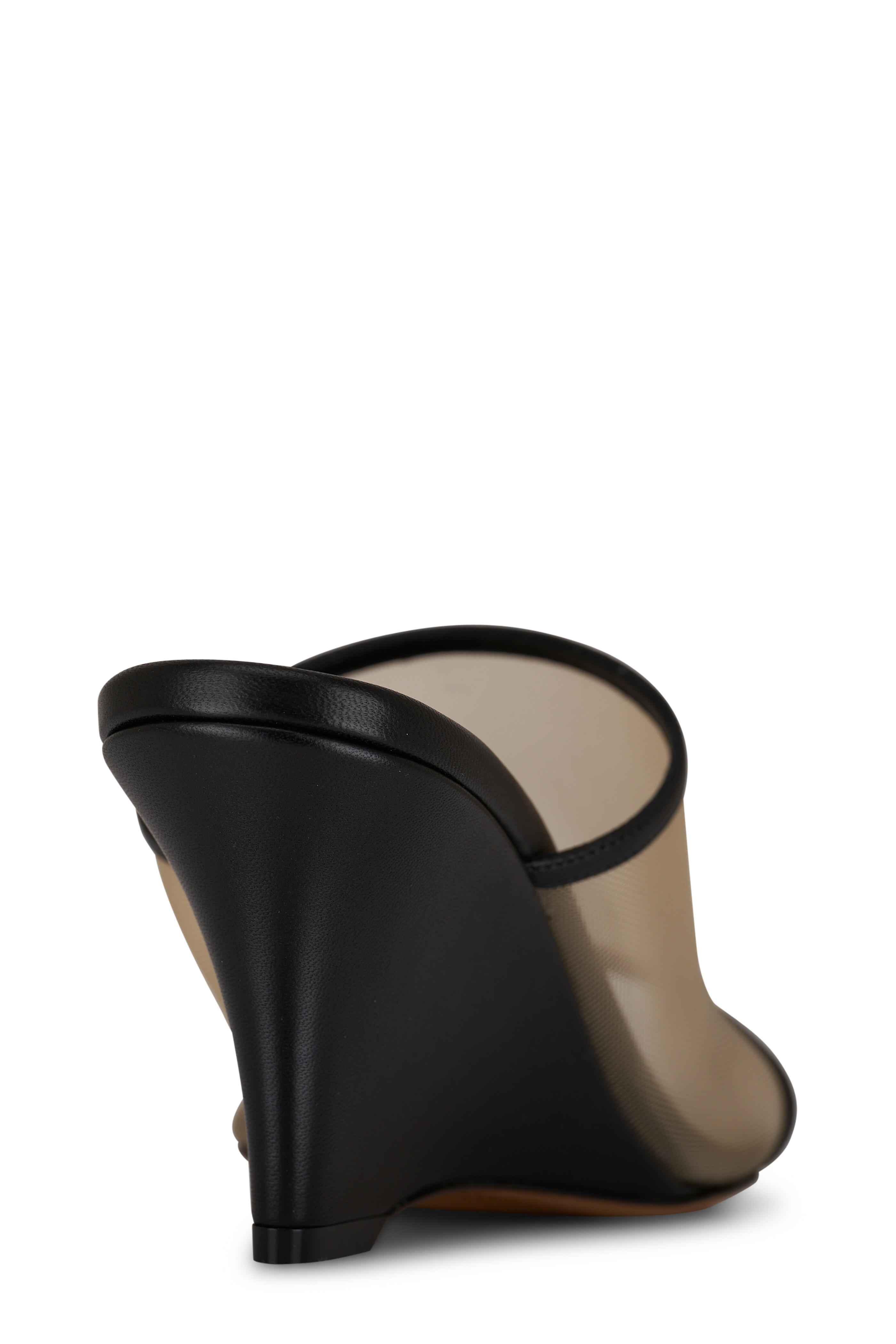 Khaite - Marion Beige Mesh Wedge Sandal