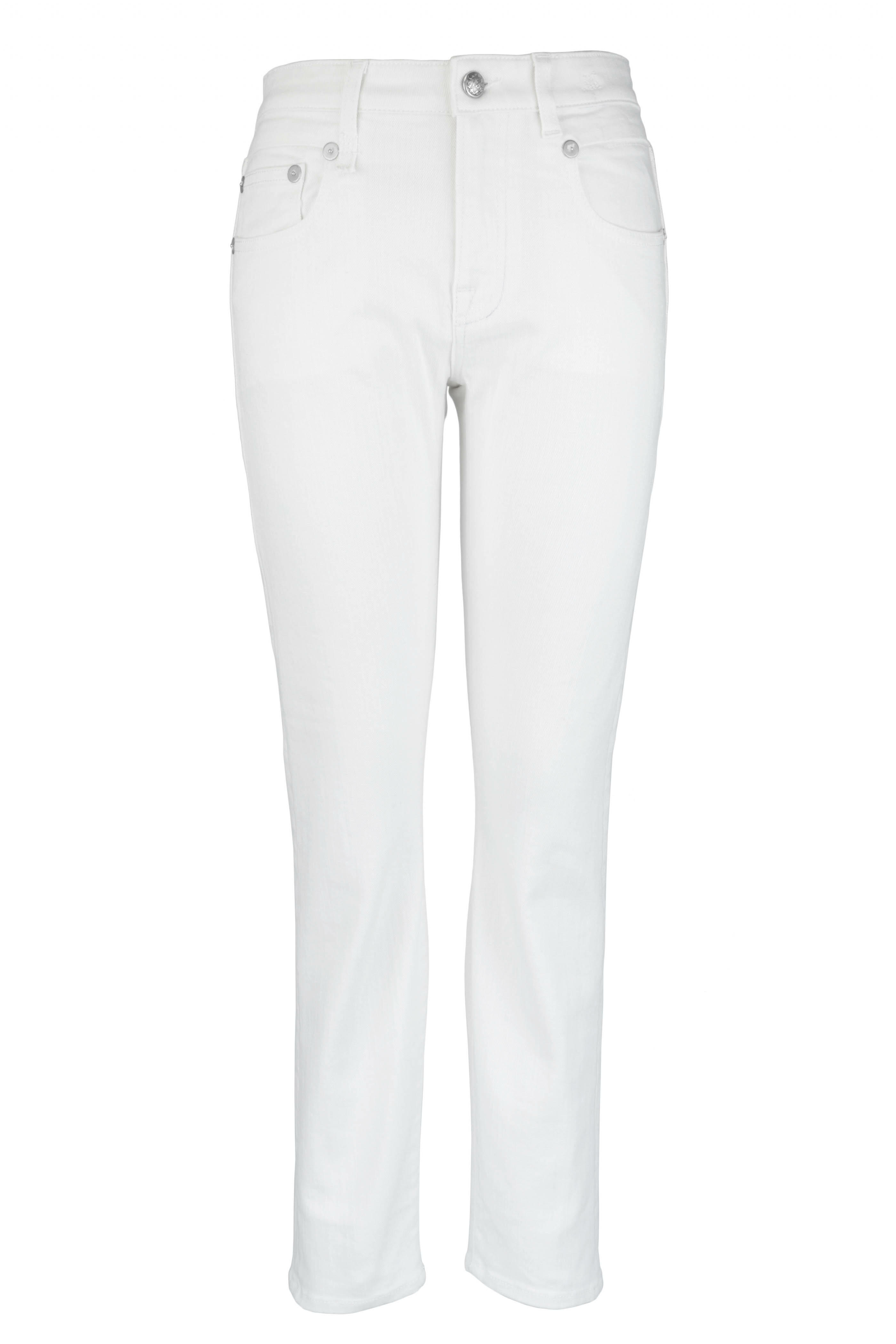 R13 Classic Skinny Jeans sale White Size 27