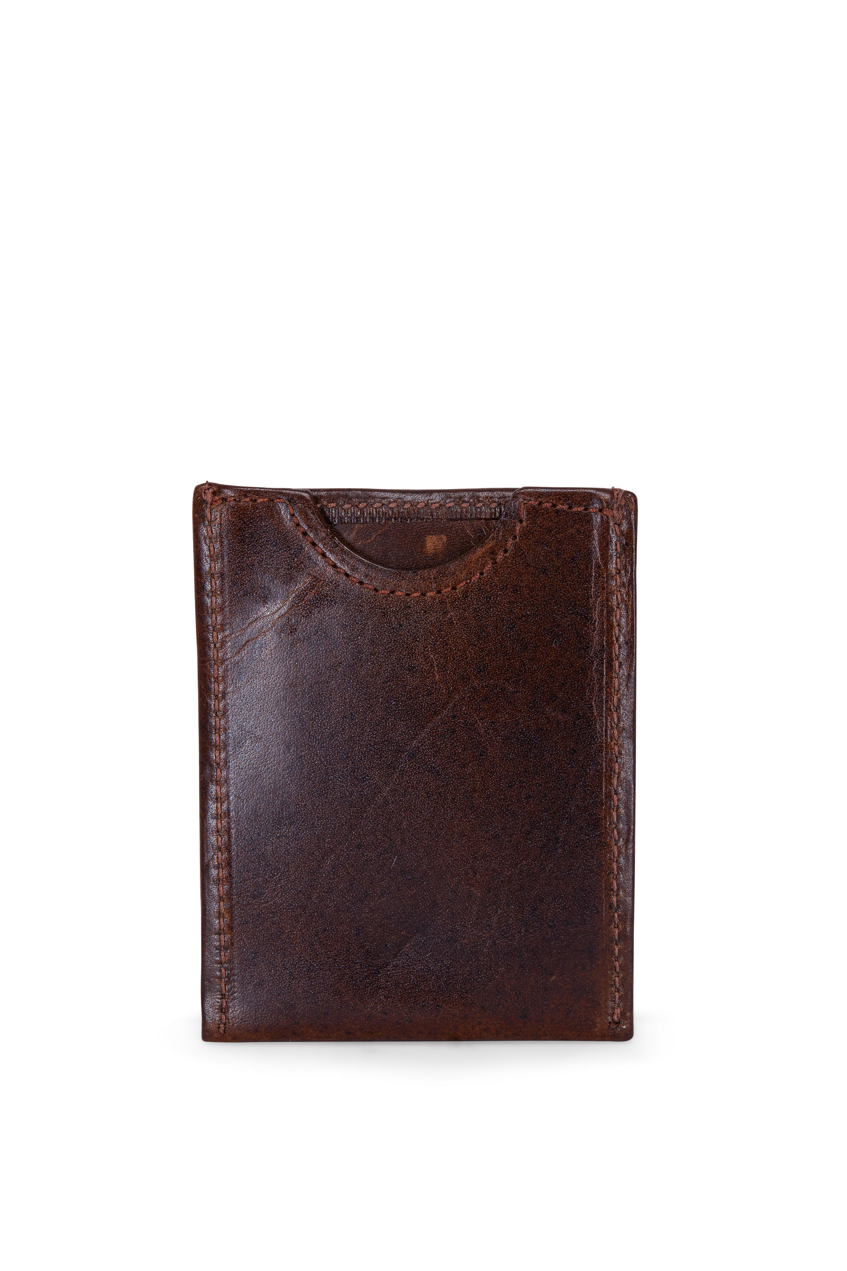 Moore & Giles - Brompton Brown Money Clip Wallet