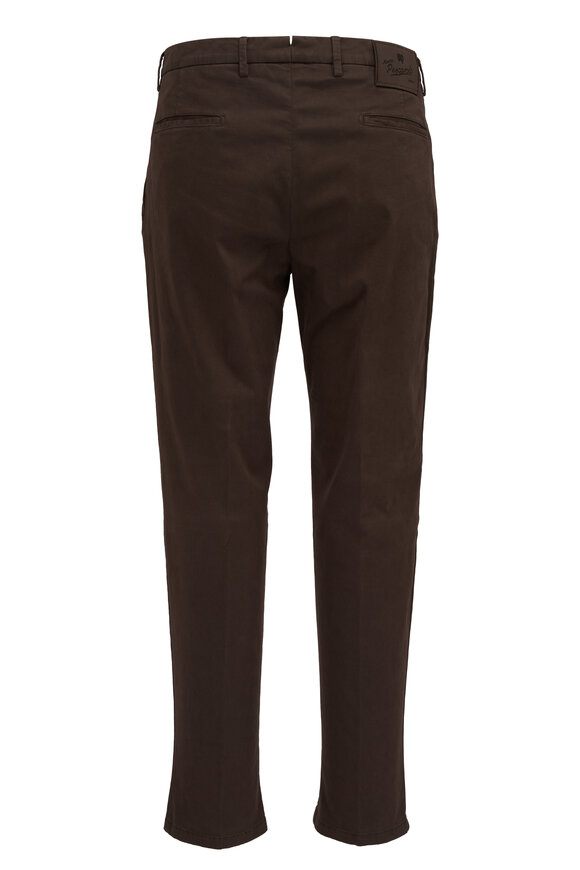 Marco Pescarolo - Chocolate Cotton Stretch Chino