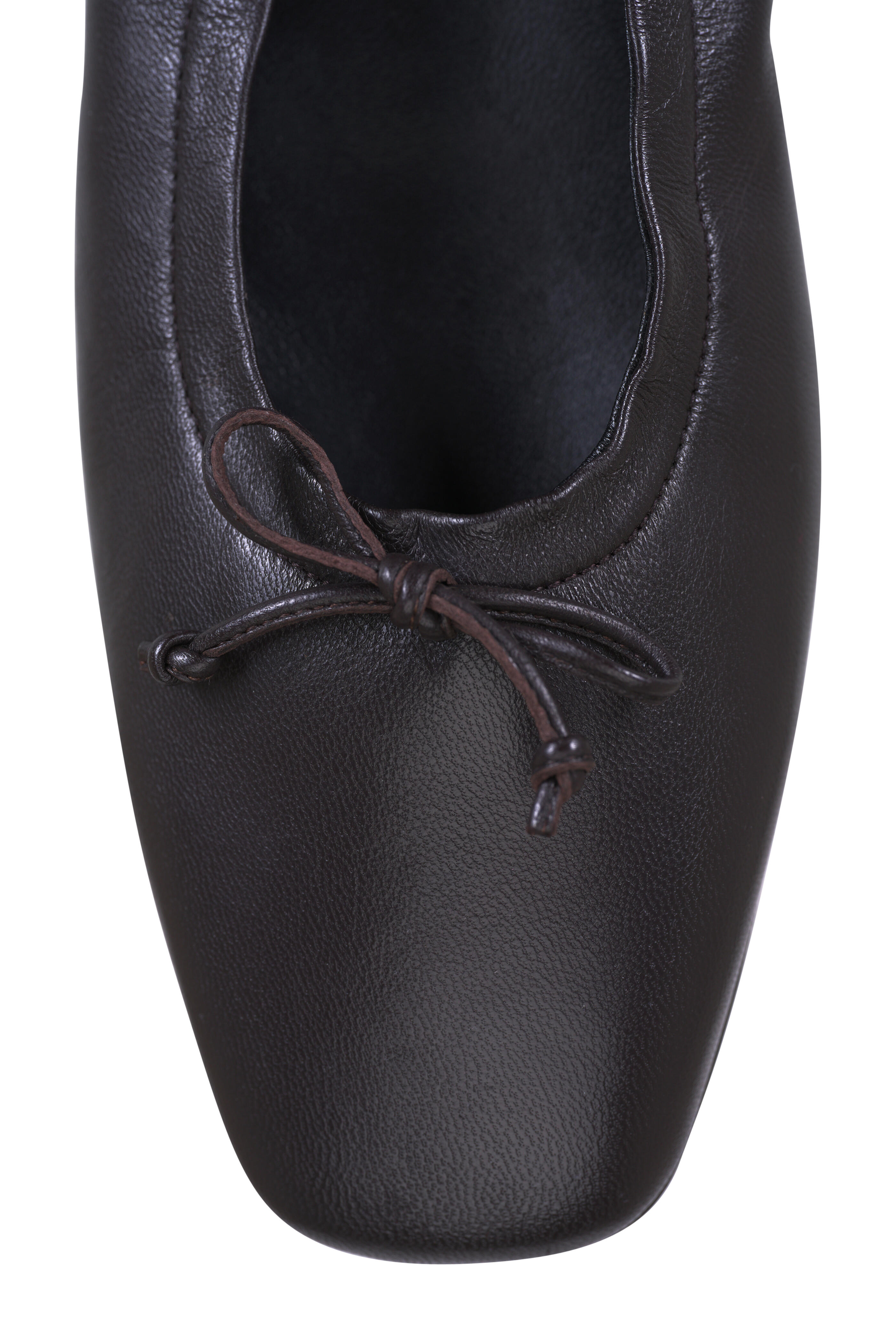AGL - Memy Black Leather Ballet Flat