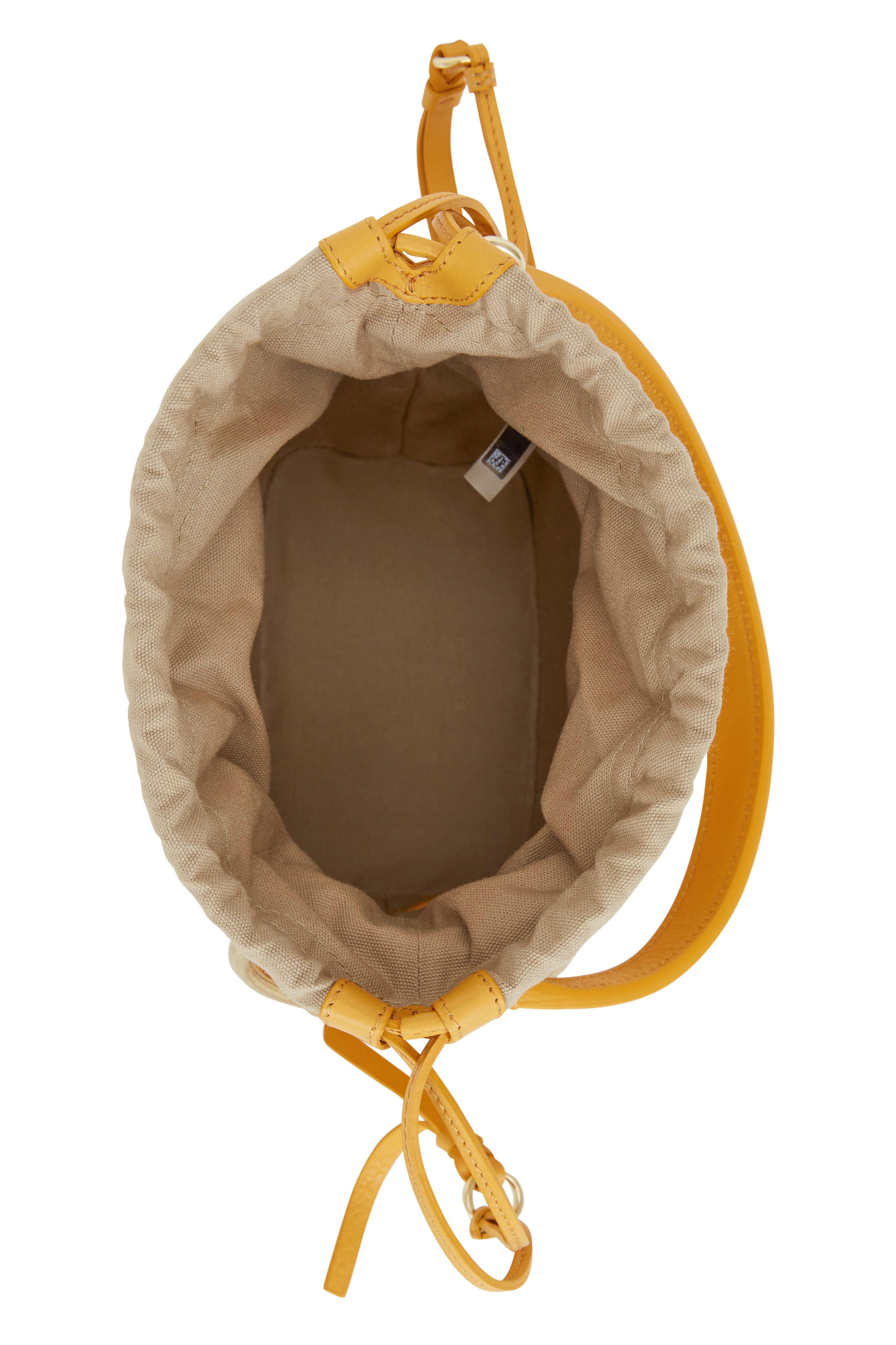 Chloé - Roy Orange Leather Mini Bucket Bag