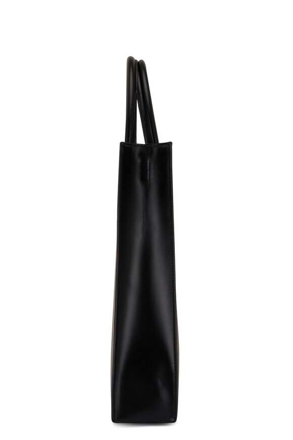 Loewe - Black A4 Logo Leather Tote Bag 