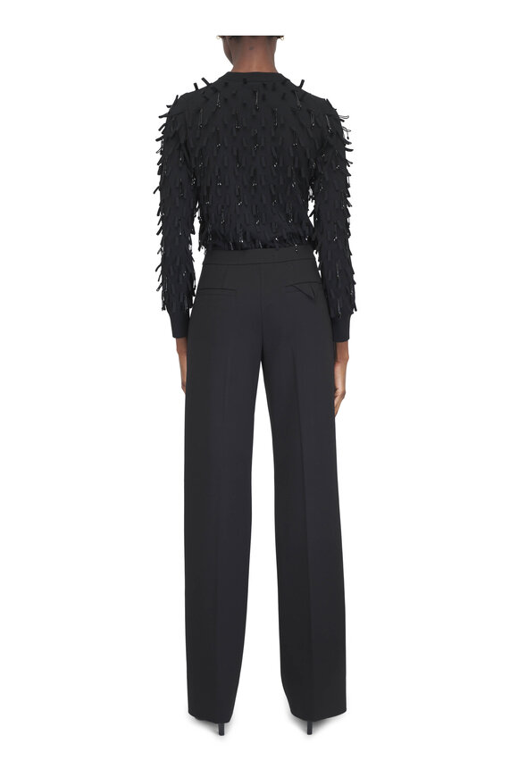 Simkhai Myra Black Embellished Knit Top - view 3