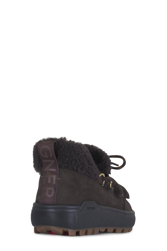 Bogner Chamonix S 19 B Dark Brown Suede Short Boot - view 4