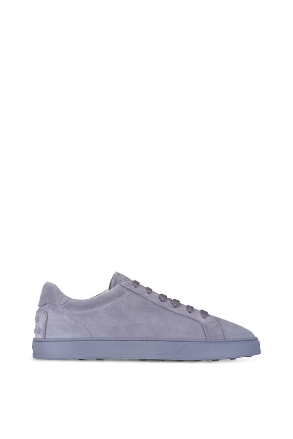 Tod's - Gray Suede Low Top Sneaker