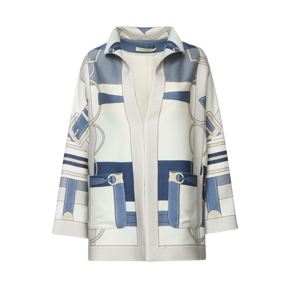 Rani Arabella Light Blue Saddle Siena Jacket Mitchell Stores