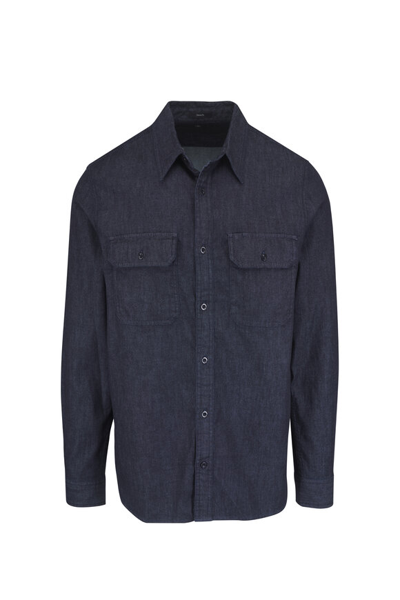 AG Dark Blue Utility Shirt - view 1