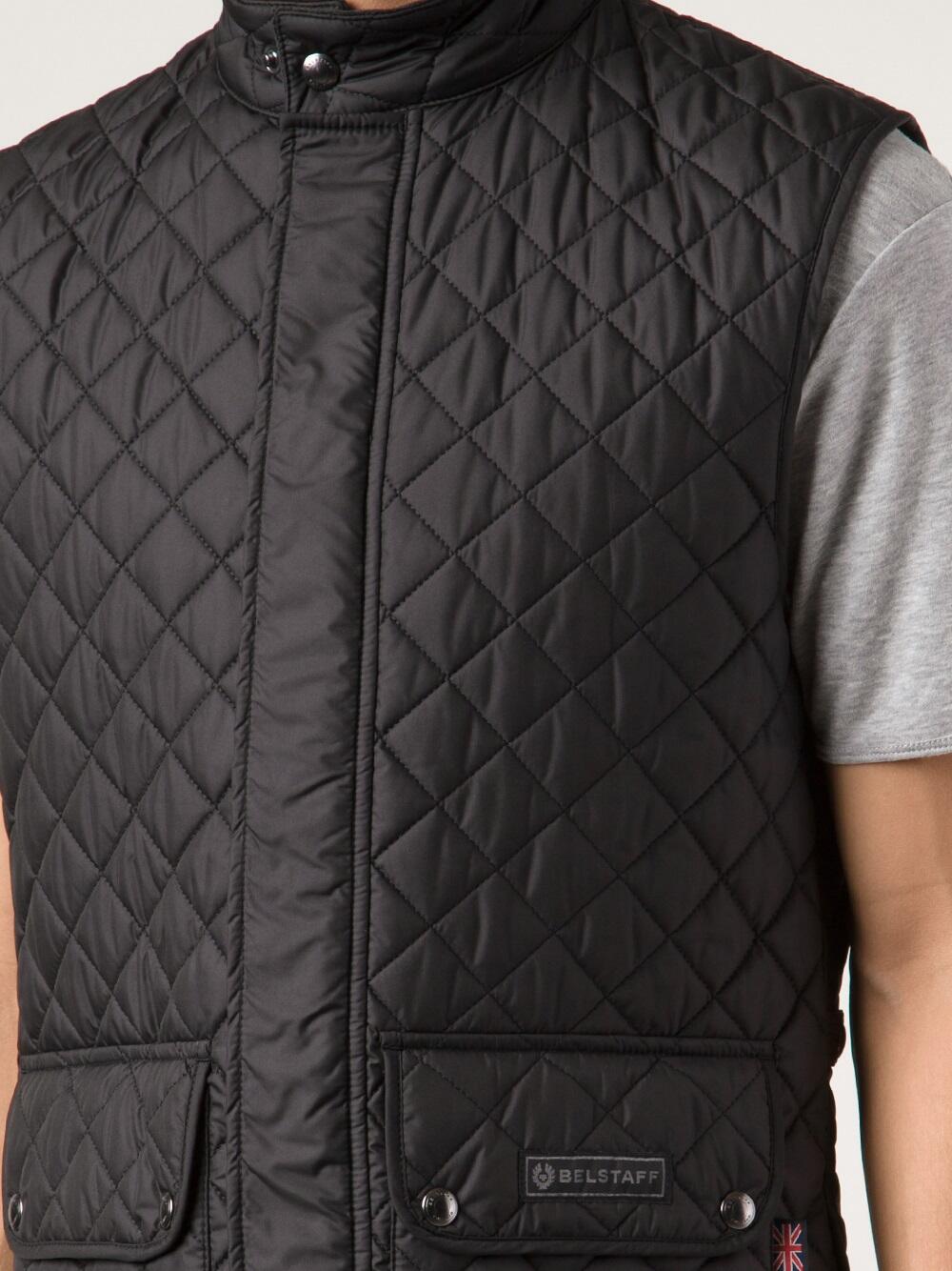 Belstaff - Black Quilted Nylon Vest