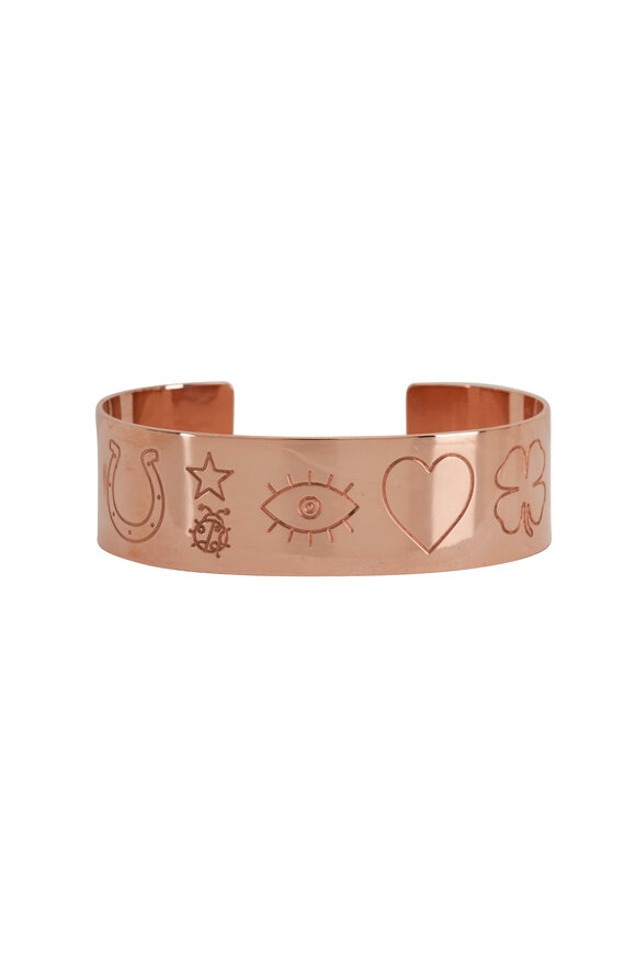 Genevieve Lau - Lucky Charms Rose Gold XL Cuff