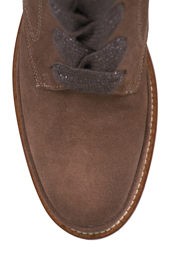 Ron White Eris Mink Lace Up Short Boot, 50mm - view 6