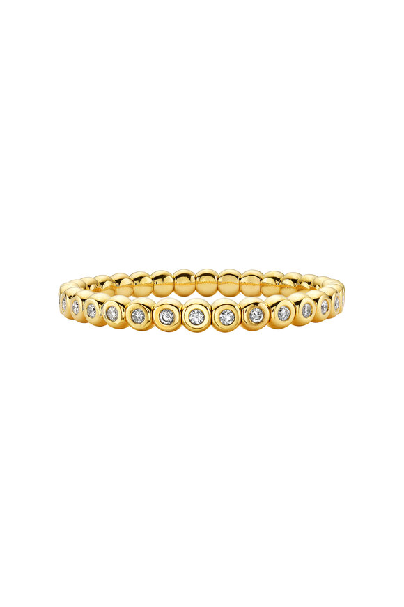 Ruchi 18k Yellow Gold Marguerite Diamond Bracelet - view 1