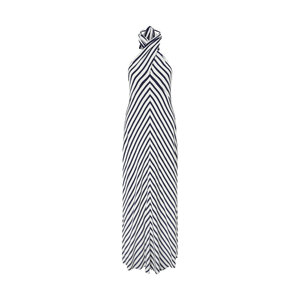 Staud - White and Navy Julie Dress | Mitchell Stores