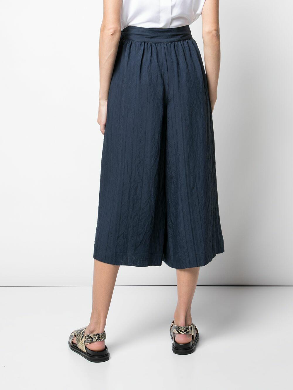 Vince - Hematite Side-Tie Culottes