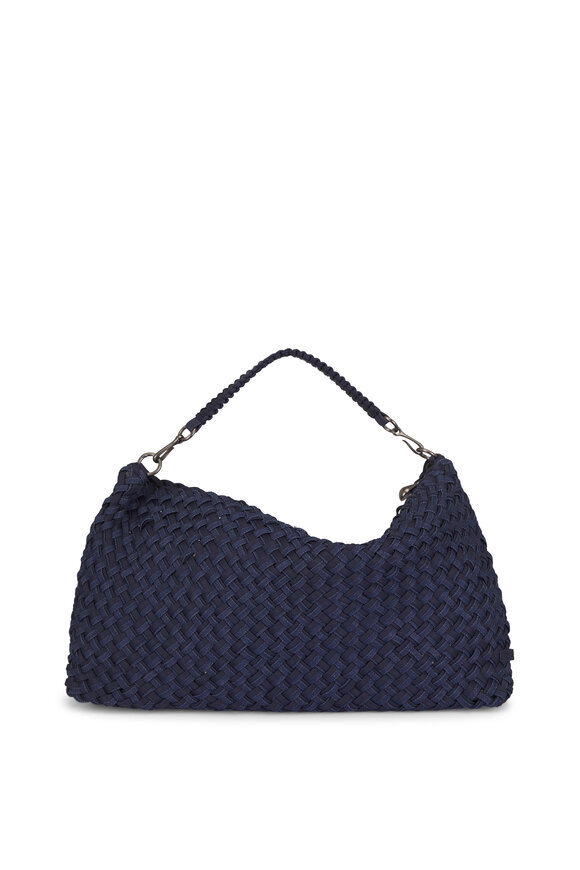 Naghedi Medium Porto Half-Moon Double Weave Shoulder Bag - view 1