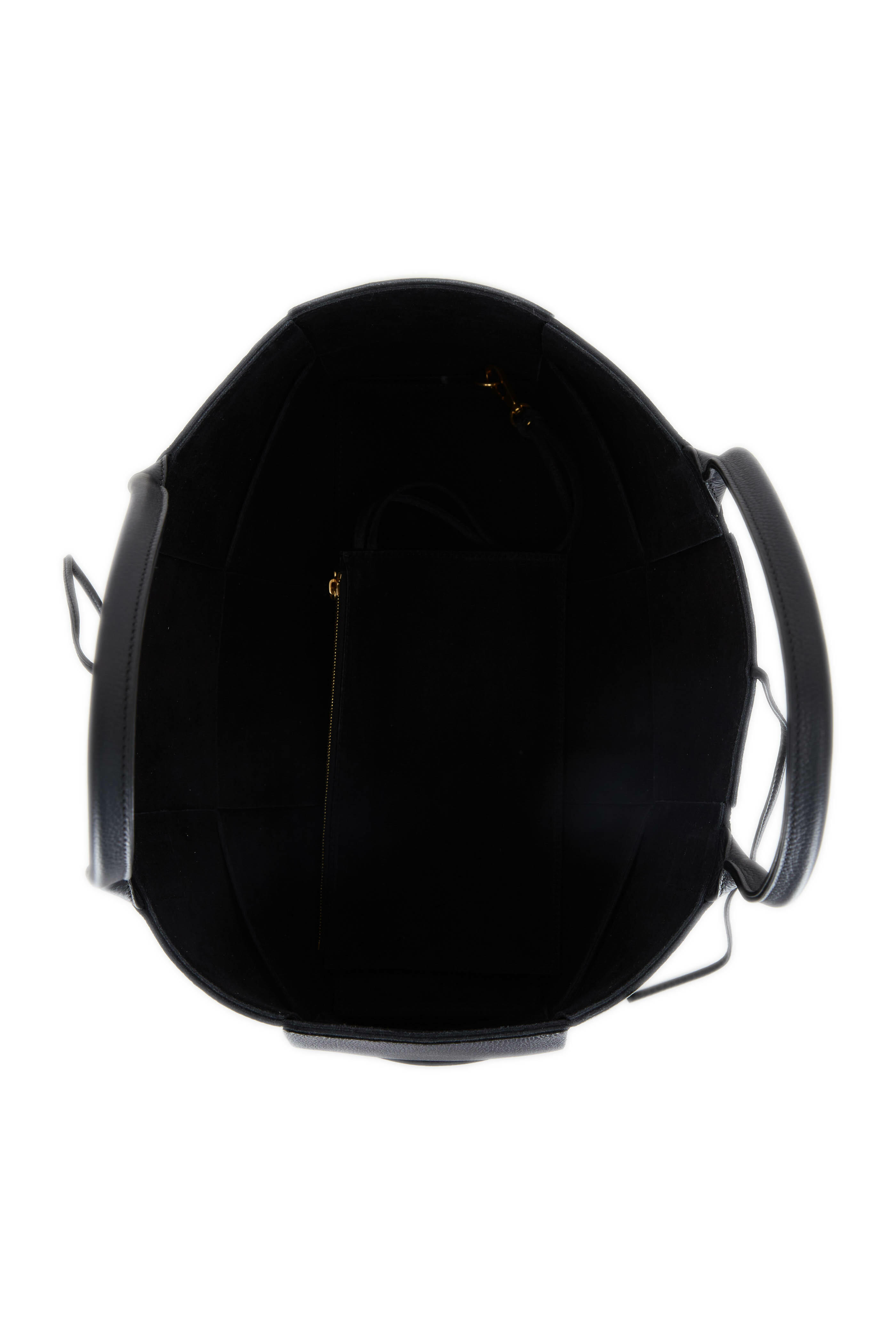 Bottega Veneta - Acro Black Wide Woven Leather Large Tote