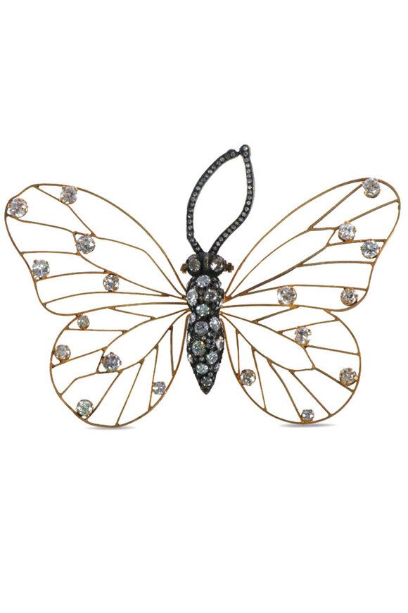 Michael Tracy Golconda Butterfly Wing Brooch