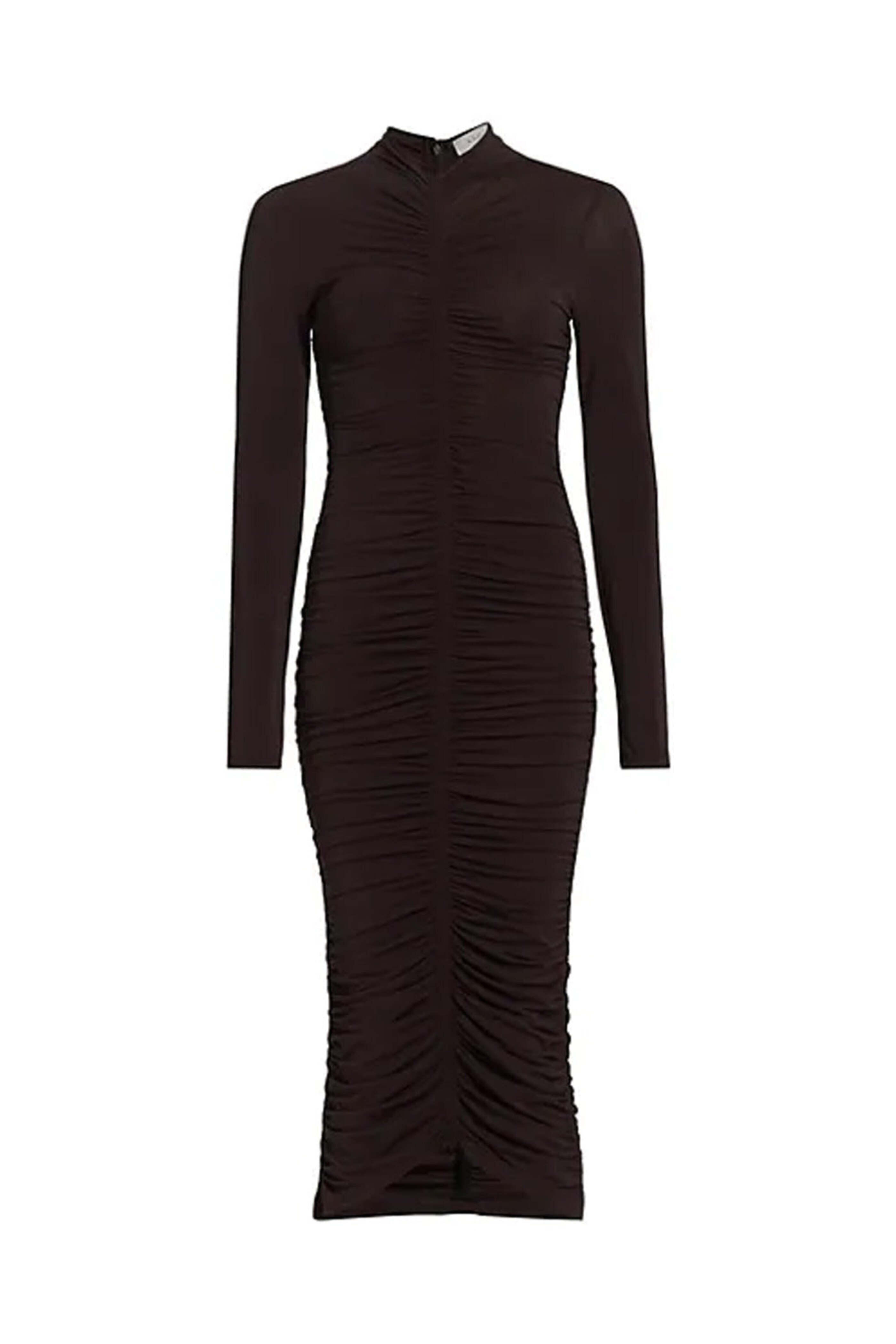 ansel ruched bodycon dress A.L.C. - Ganache Ruched Ansel Midi Dress