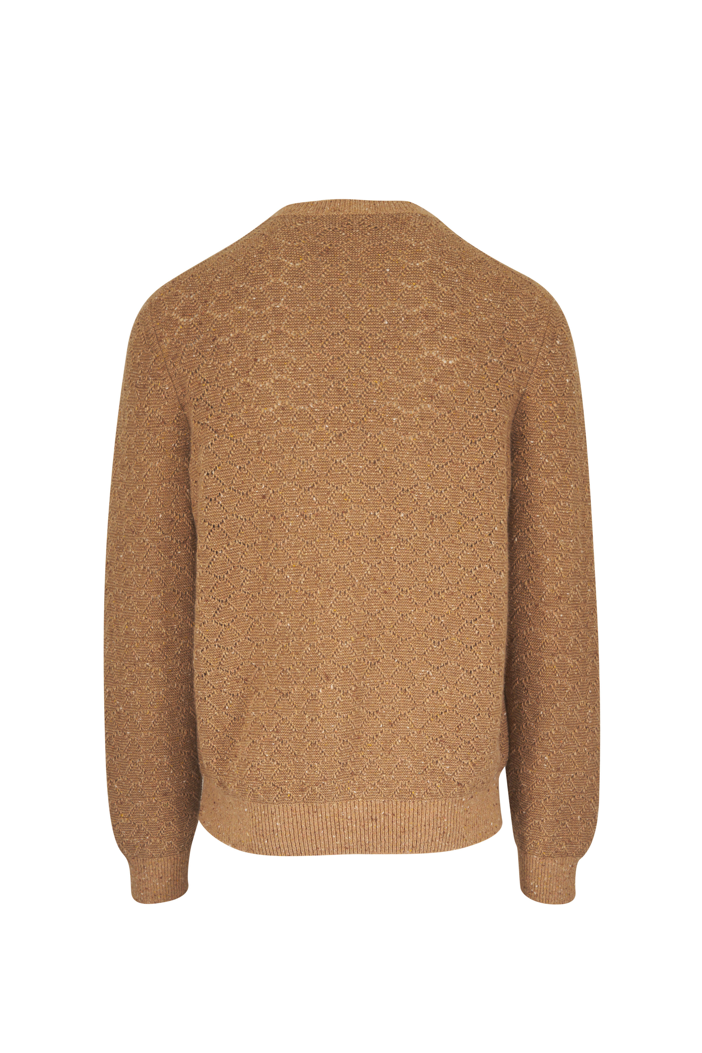 Loro Piana - Sandalwood Apple Mustard Cashmere & Linen Sweater - view 2