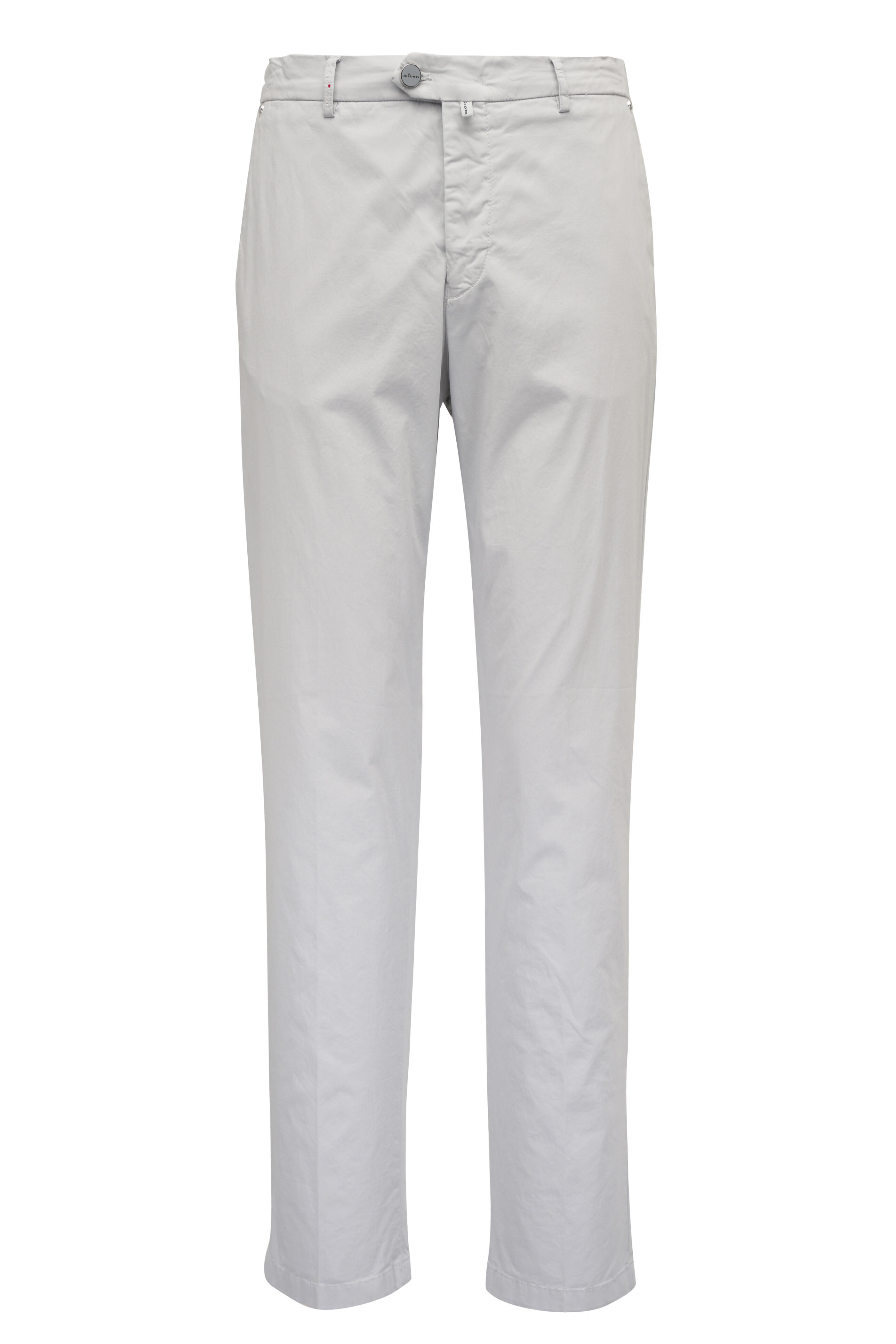 Kiton - Gray Stretch Casual Poplin Pant - view 1