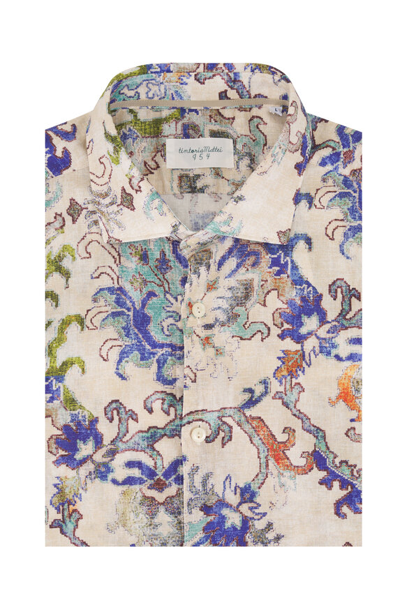 Altea - Indigo Corduroy Sport Shirt | Mitchell Stores