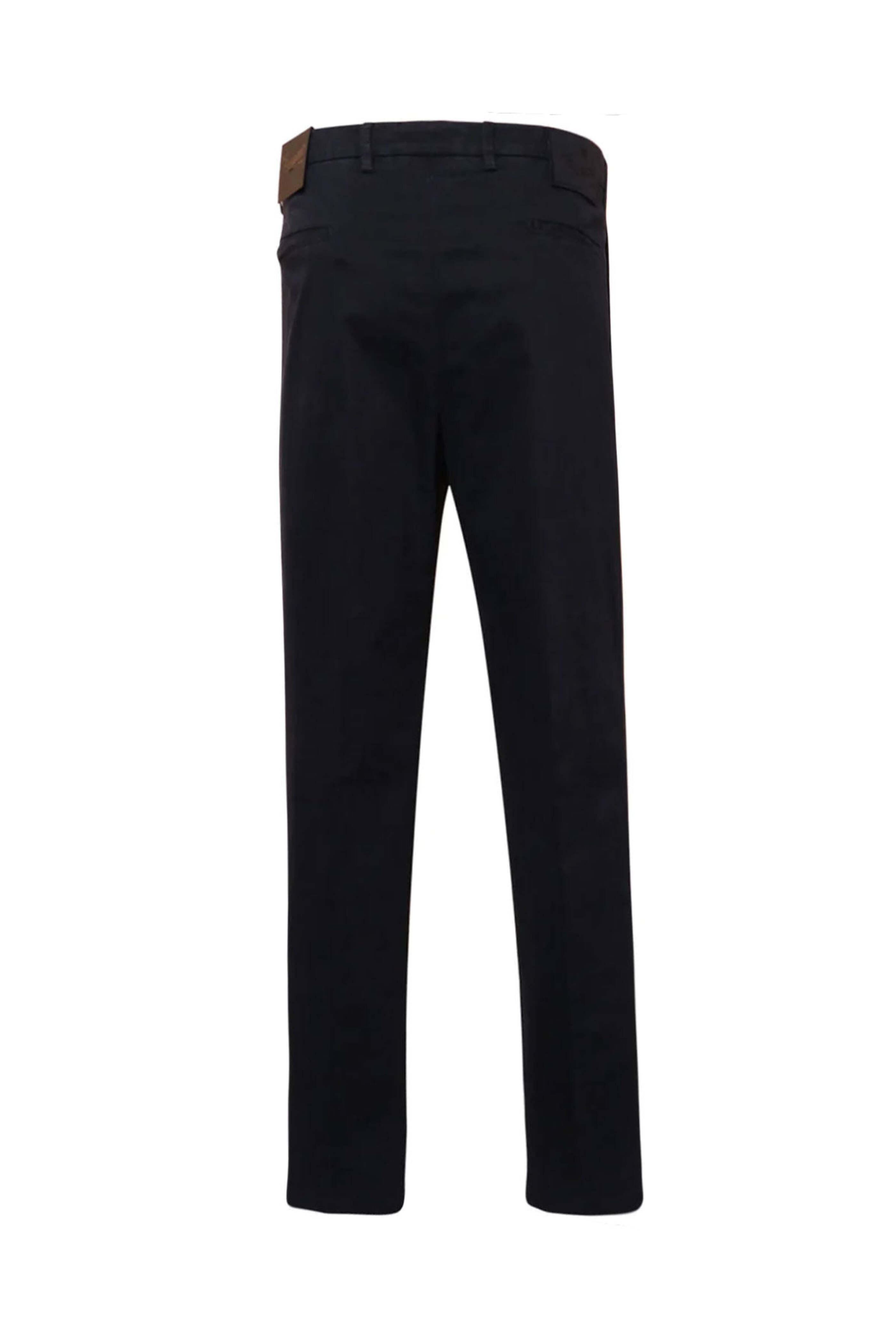 Marco Pescarolo - Semi Dress Flat Front 5 Pocket Pant in Navy