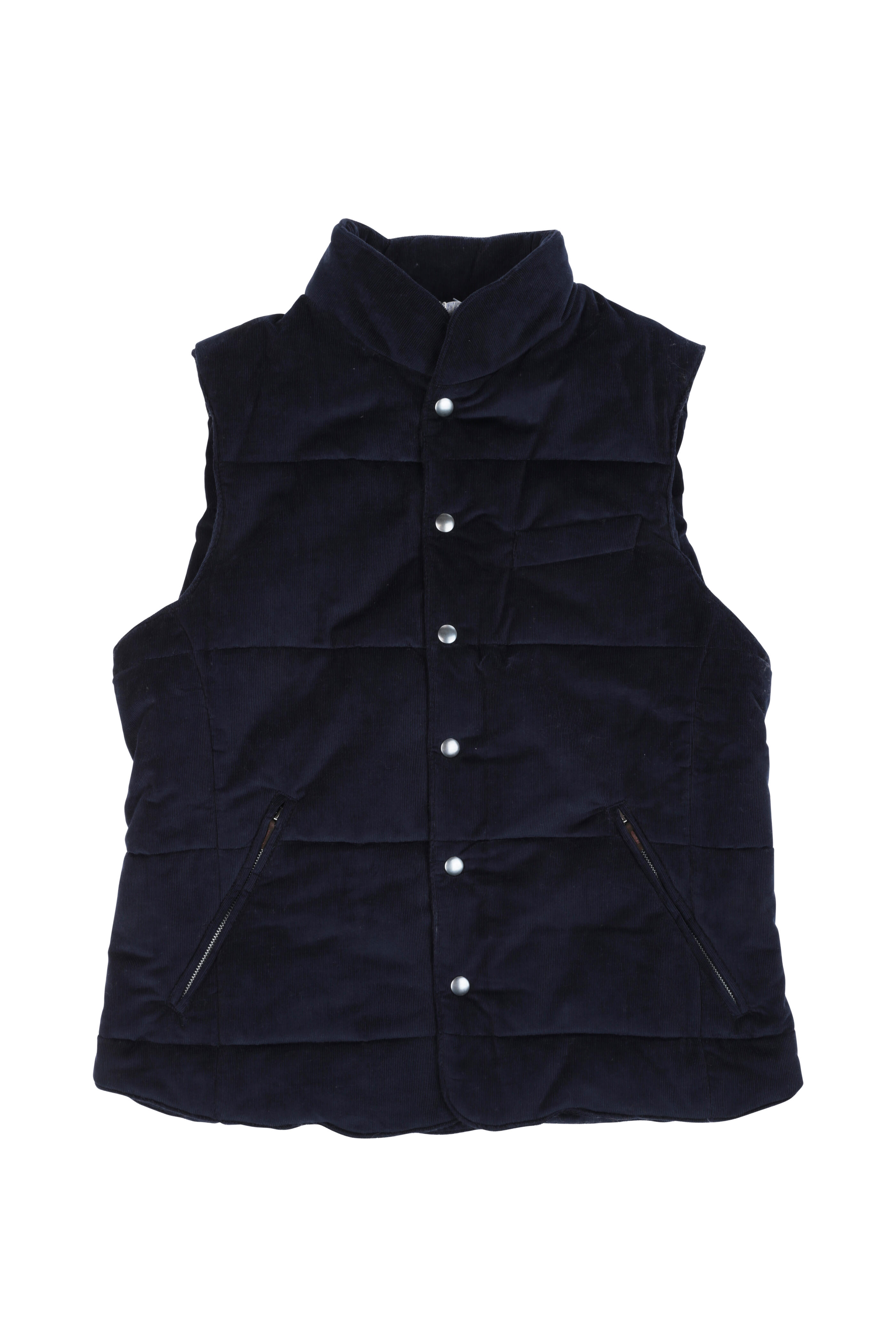 Fradi - Gore Navy Blue Corduroy Vest | Mitchell Stores