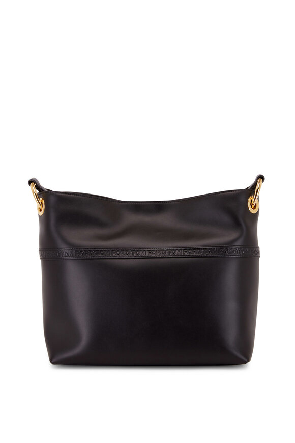 Tom Ford - Avery Black Leather Medium Chain Shoulder Bag