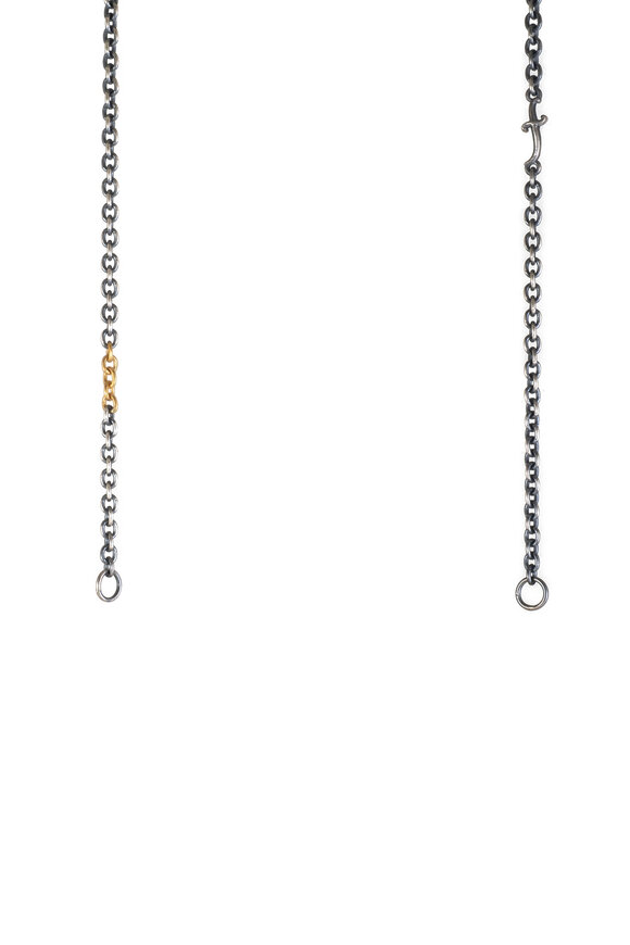 Brunello Cucinelli - Grey Monili Beaded Circle Necklace Brunello Cucinelli - Grey Monili Beaded Circle Necklace