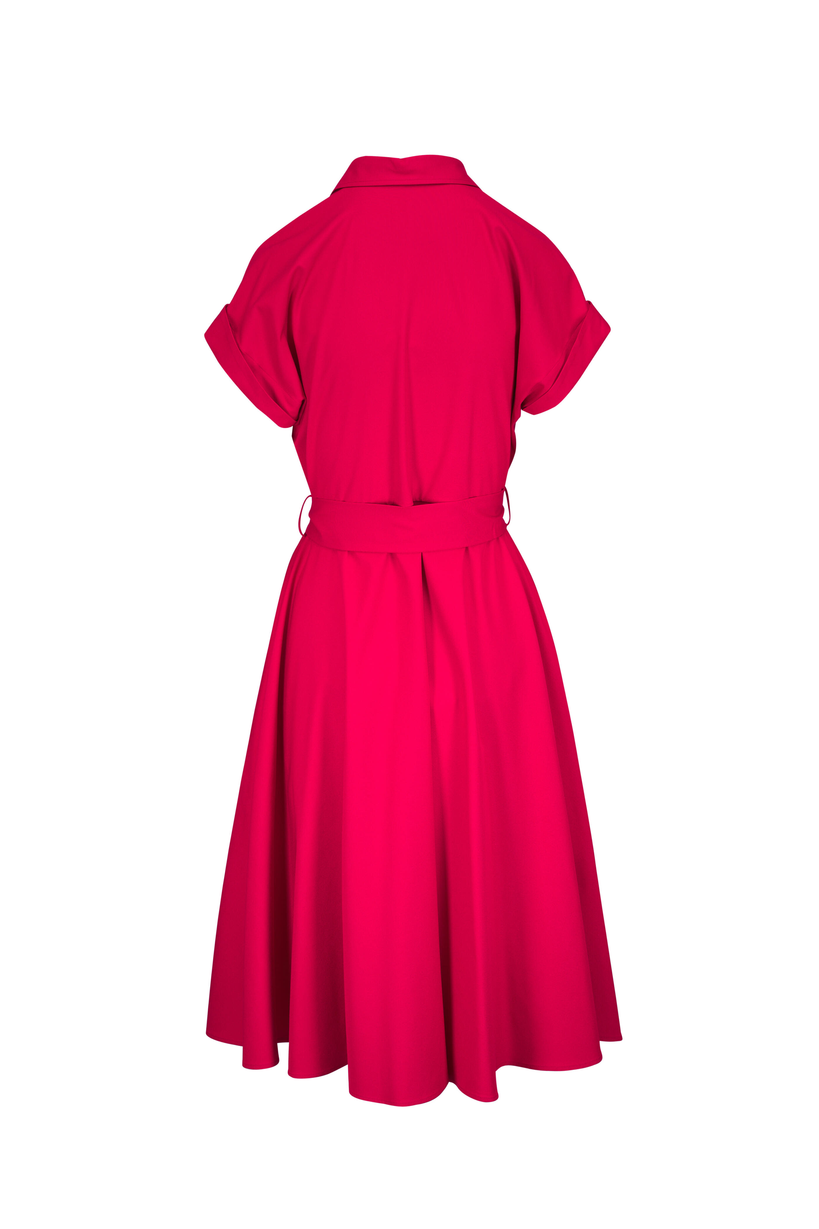 Kiton - 1432462-ss red dress cap sleeve