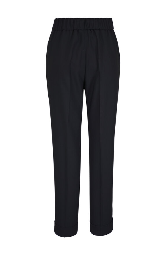 Akris Chris Black Cuffed Ankle Pant - view 3