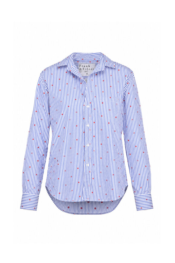 Frank & Eileen Eileen Red Star & Stripe Relaxed Button-Up Shirt - view 1