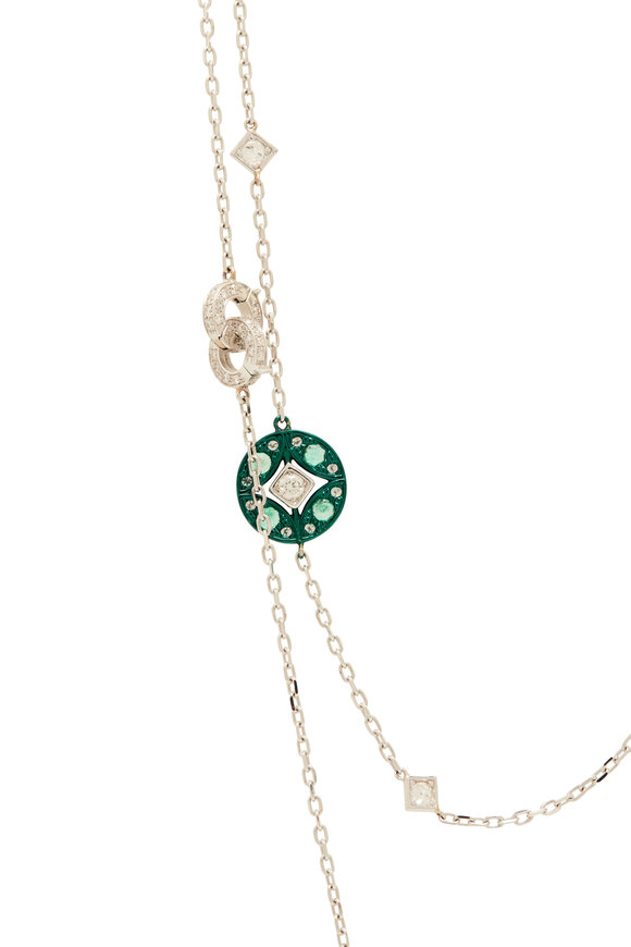 Mariani - Lucius Emerald & Diamond Necklace