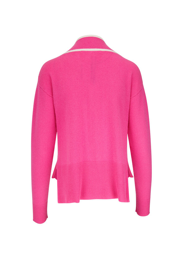 Veronica Beard - Trisa Hot Pink Cashmere Cardigan