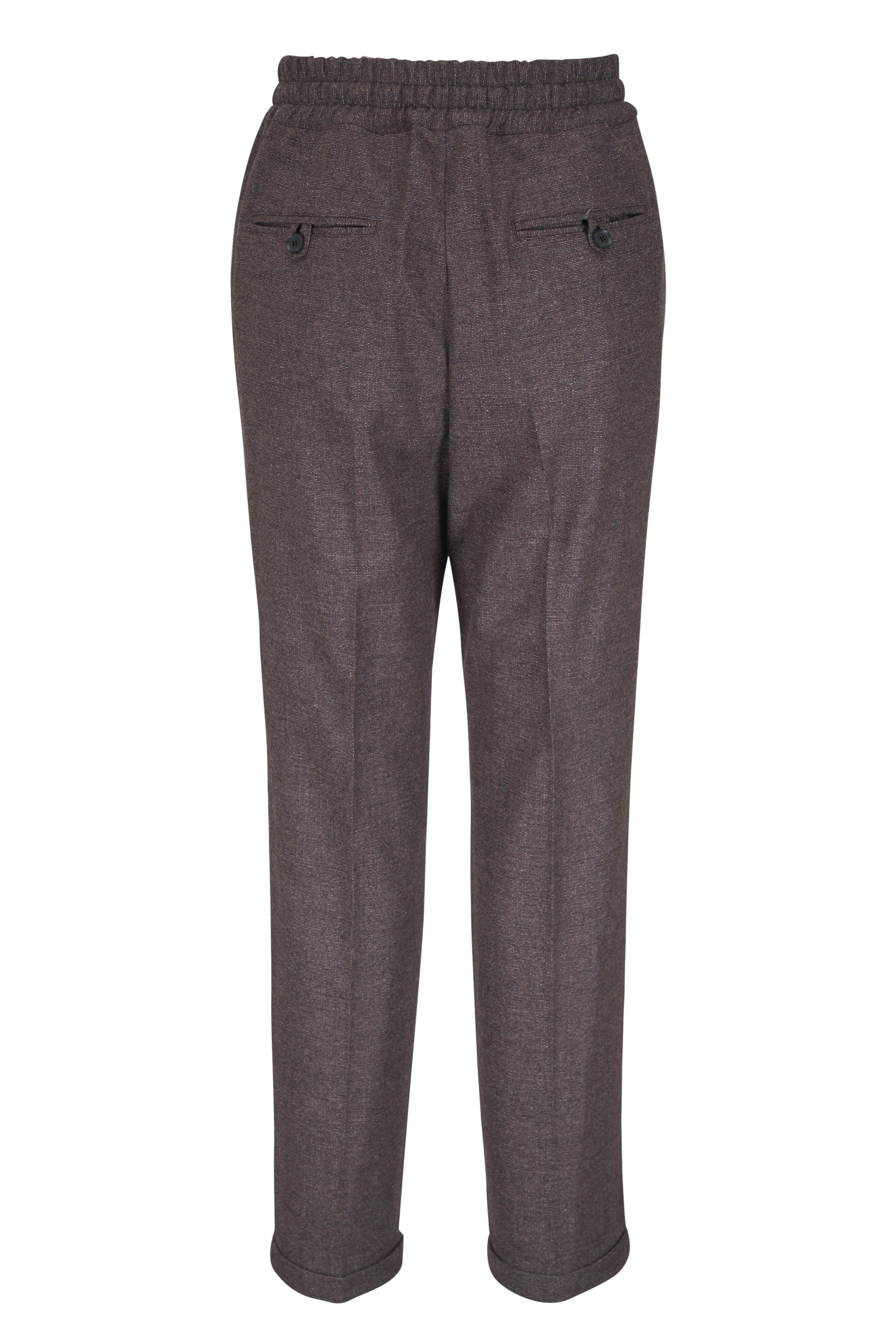 Kiton - Chocolate Tie Waist Jogger - view 6
