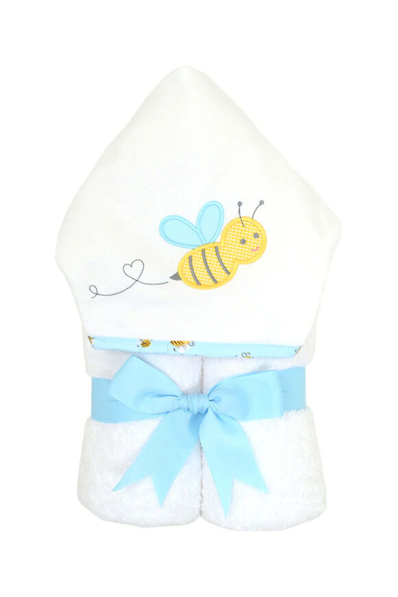 3marthas Blue Bumble Bee Everykid Towel