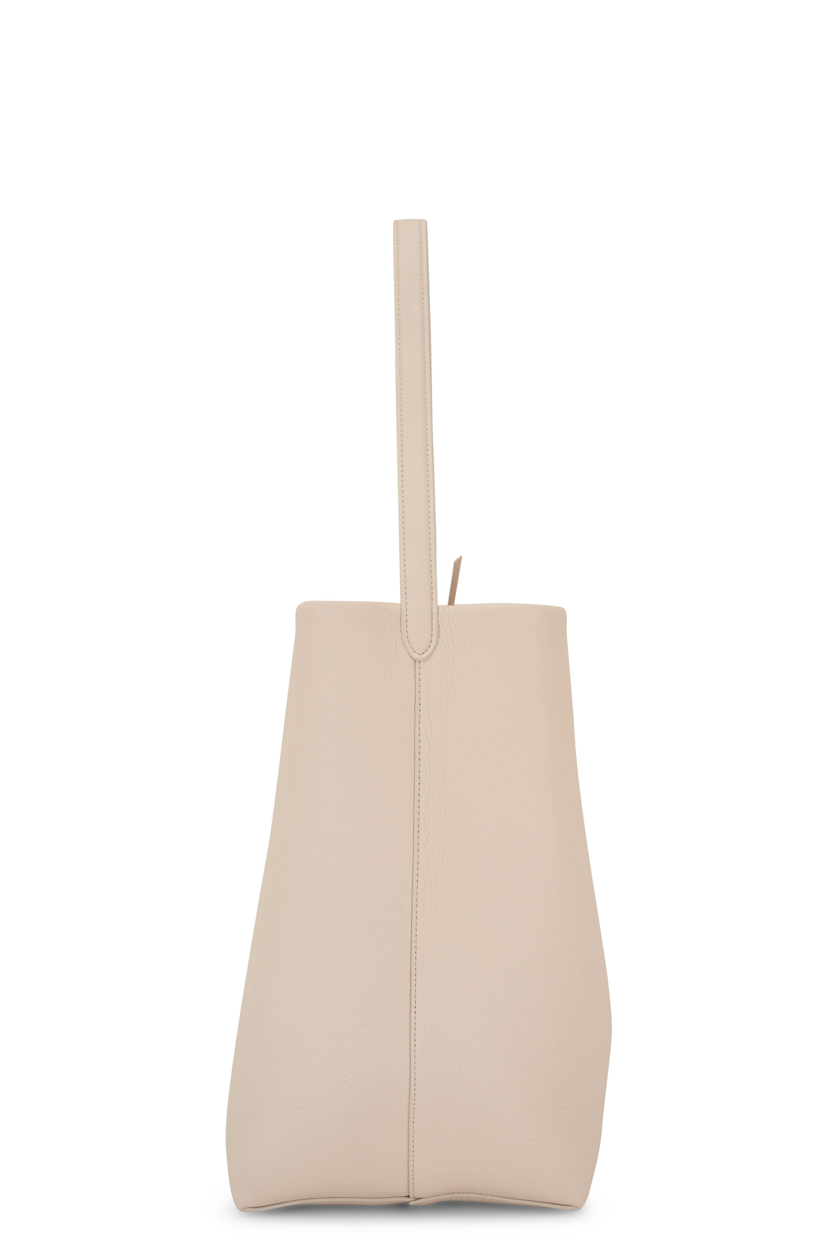 The Row - N/S Park Ivory Leather Large Tote | Mitchell Stores