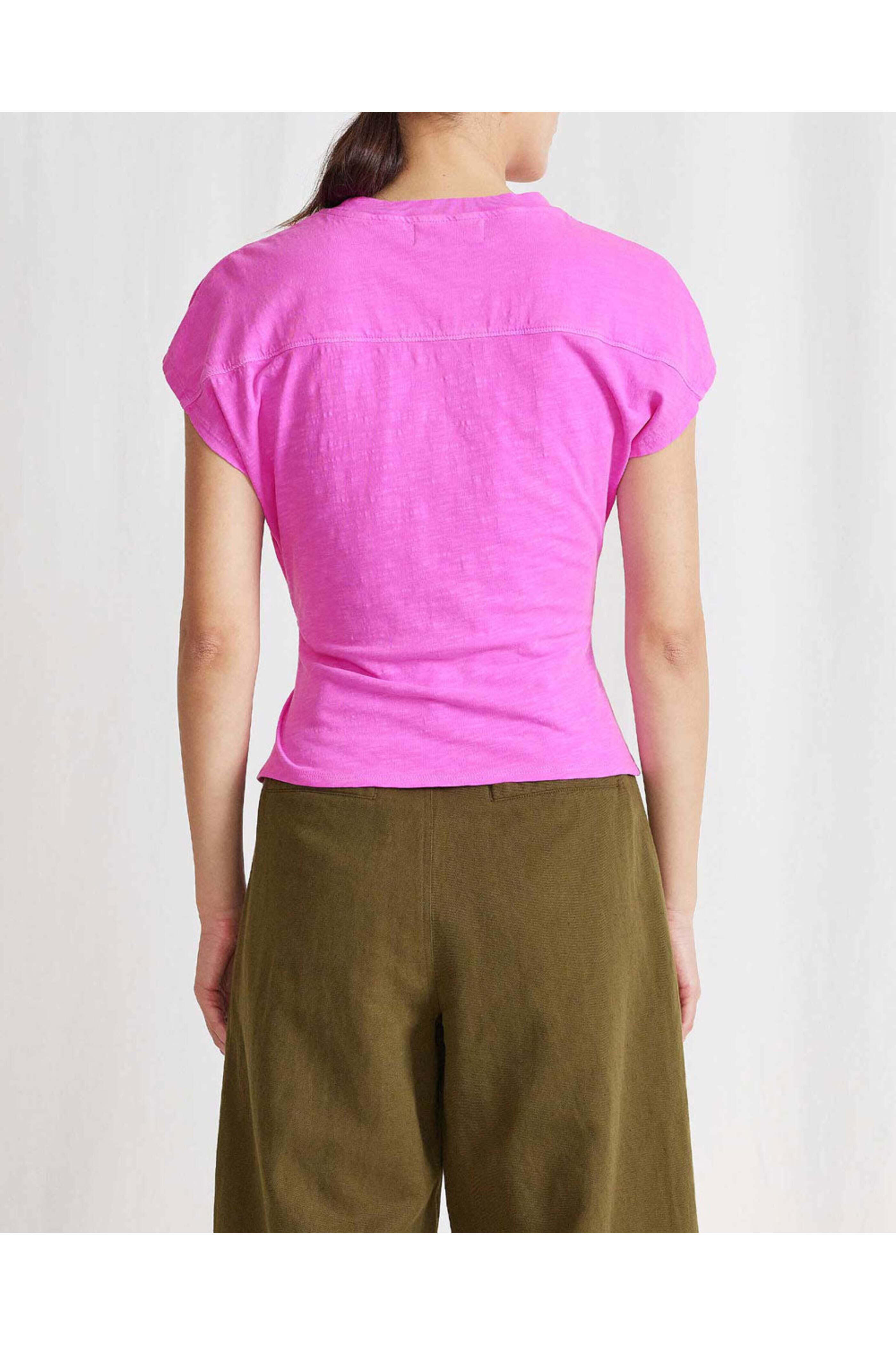 Apiece Apart - Fuchsia Nina Cinched Top
