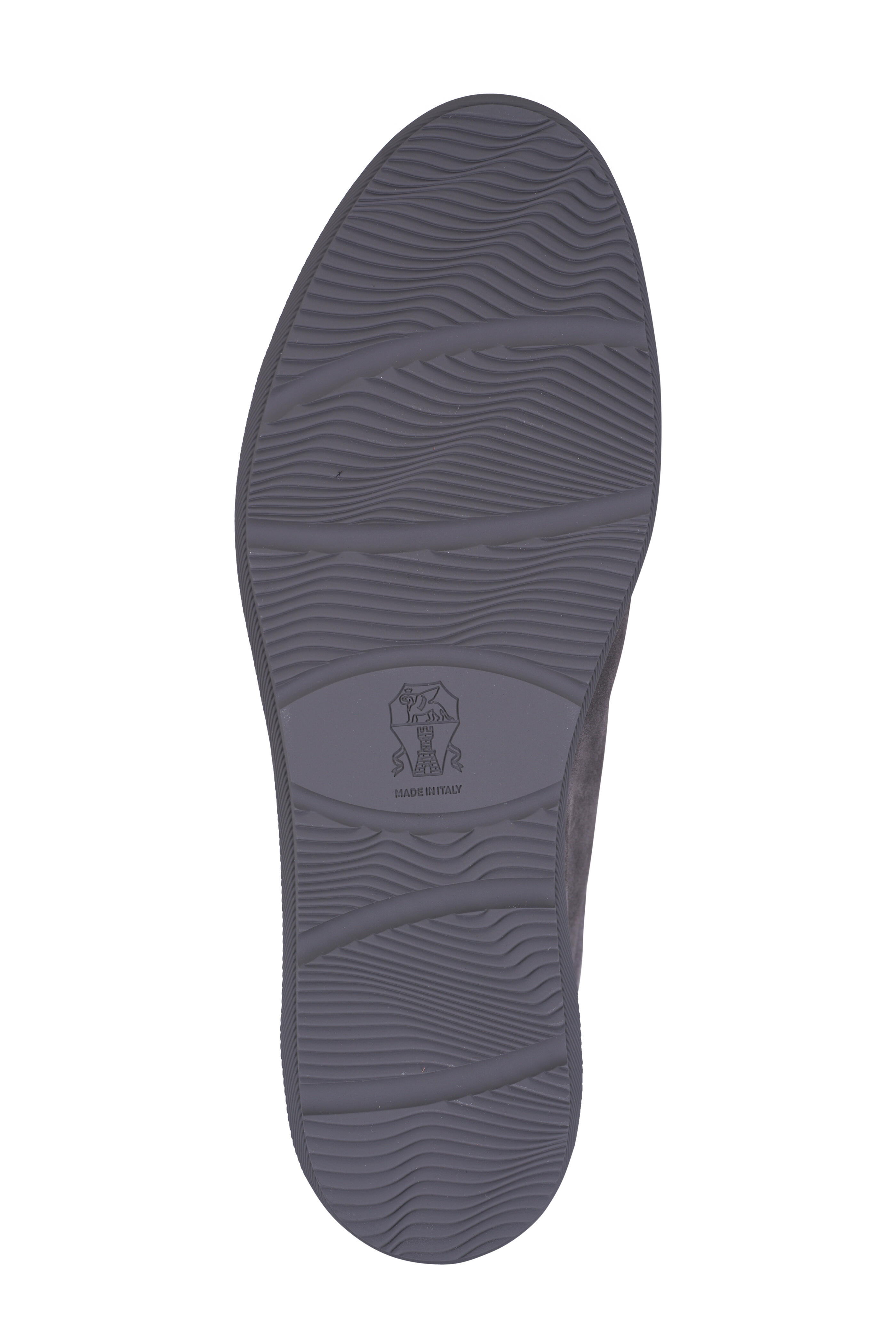 Brunello Cucinelli - Gray Solid Suede Low Top Sneaker