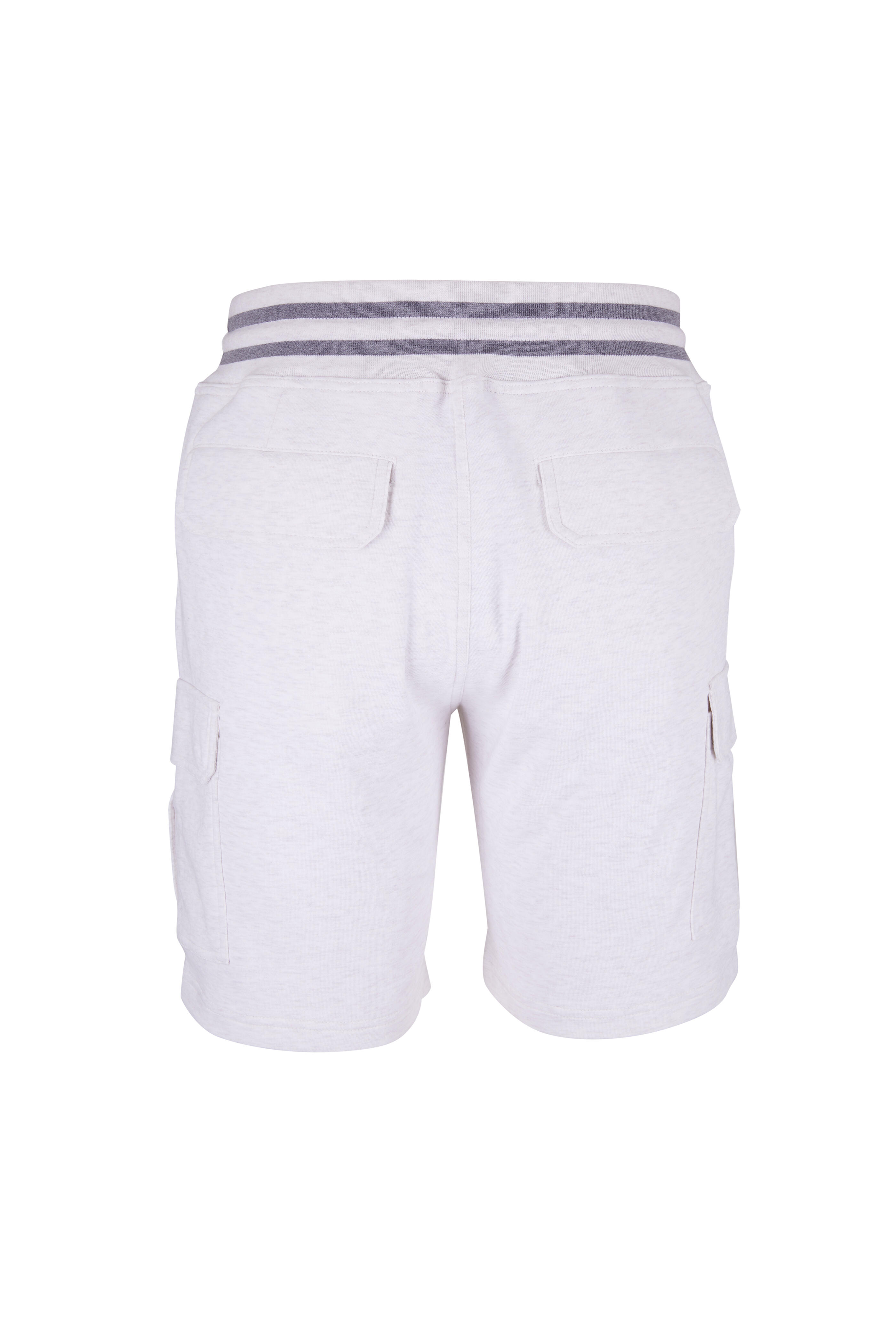 Brunello Cucinelli - Off White Cargo Sweat Shorts