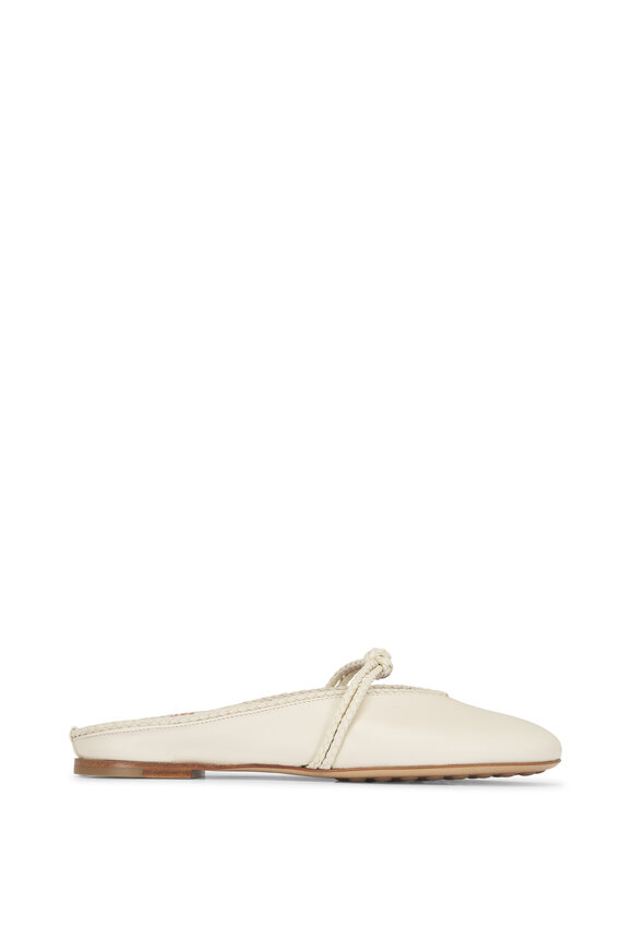 Bottega Veneta Lucia Sea Salt Mary Jane Ballerina Flat - view 3