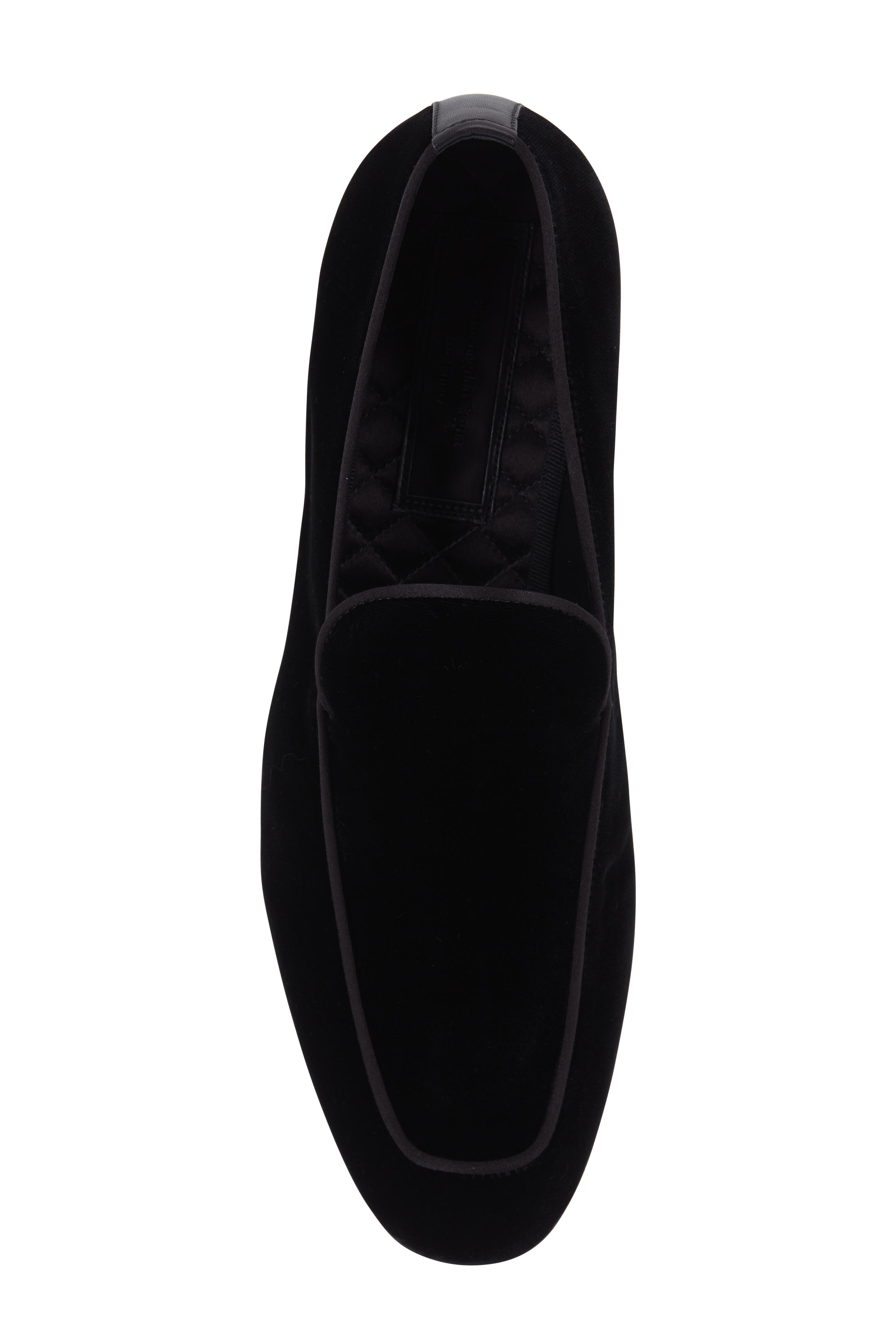 Zegna - Scarpe Black Velvet Loafer