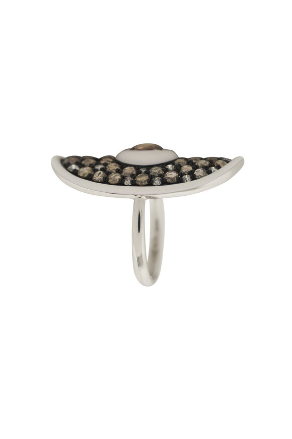 Sutra - 18k Ceramic Diamond Ring