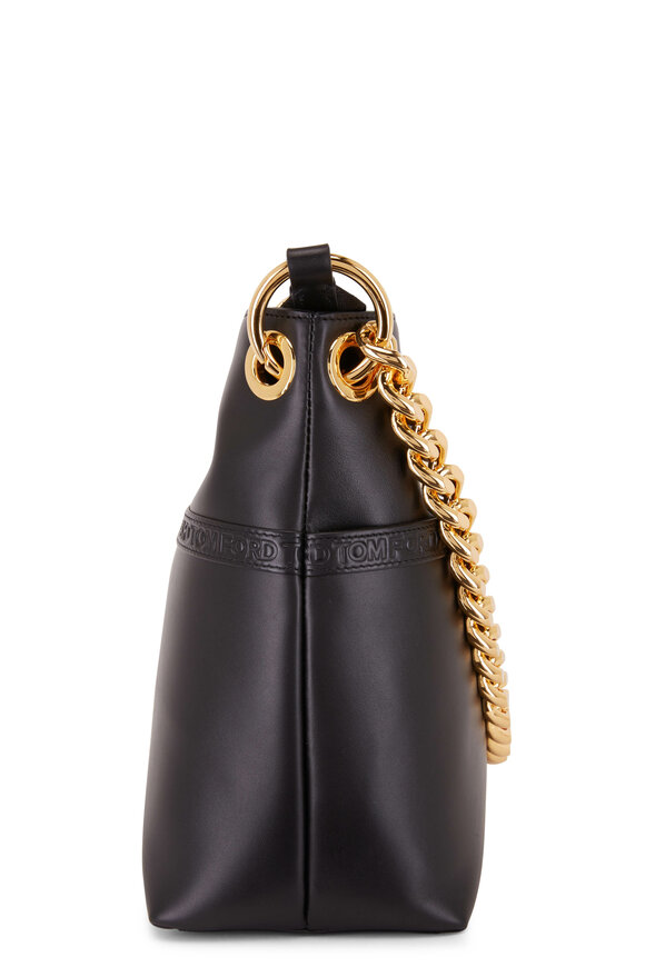 Tom Ford - Avery Black Leather Medium Chain Shoulder Bag