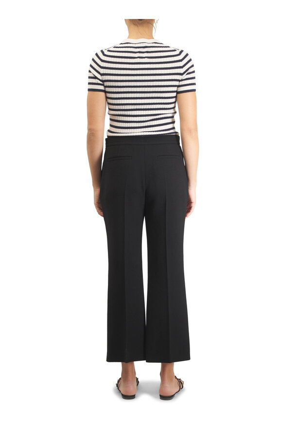 Nili Lotan Alita Ivory & Onyx Stripe Cashmere Sweater - view 4
