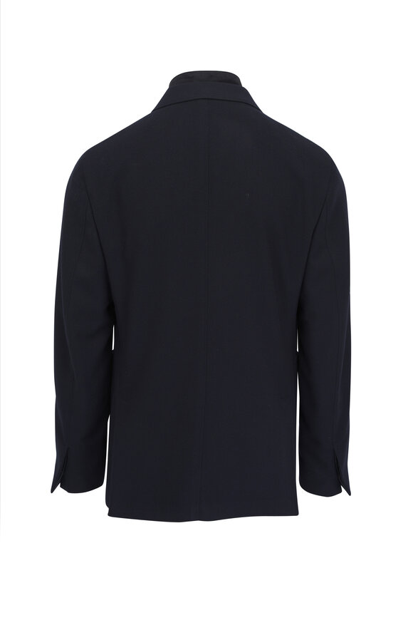 Zegna - Navy Trofeo Wool & Cashmere Jacket