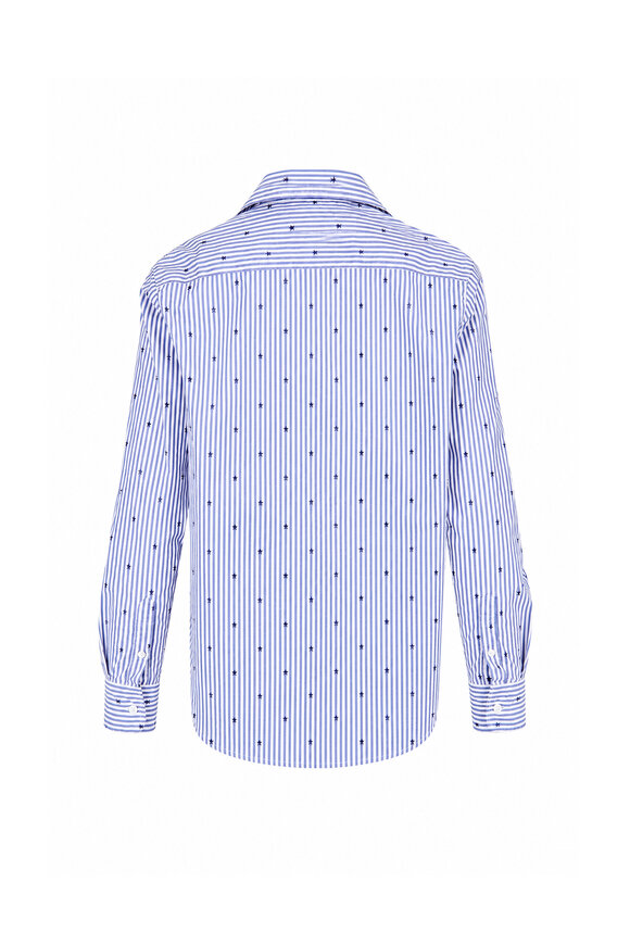 Frank & Eileen Eileen Navy Star & Stripe Relaxed Button-Up Shirt - view 2