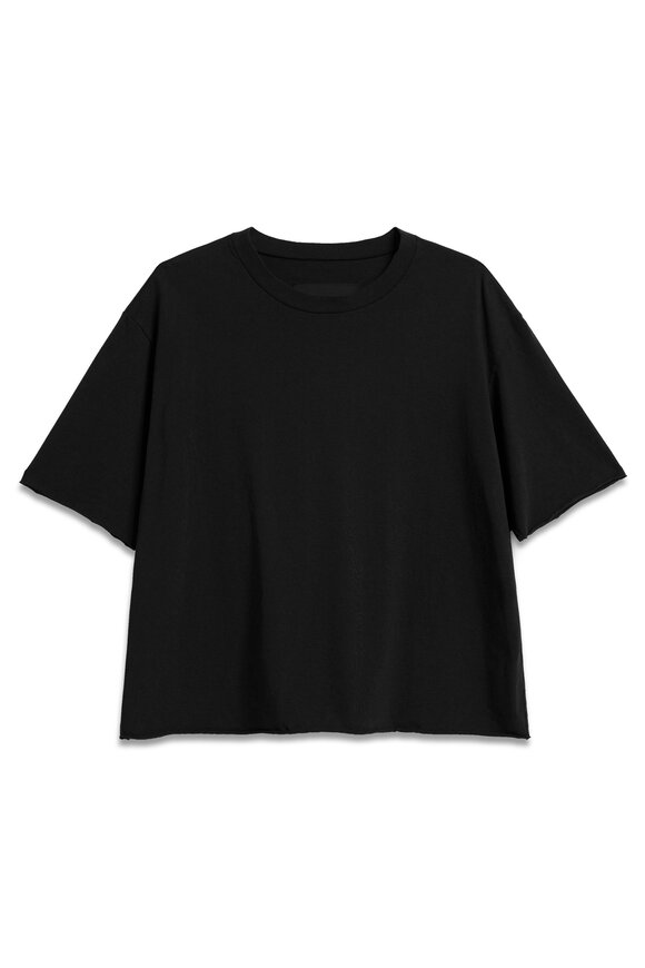 Frank & Eileen Perry Black Crewneck T-Shirt - view 1