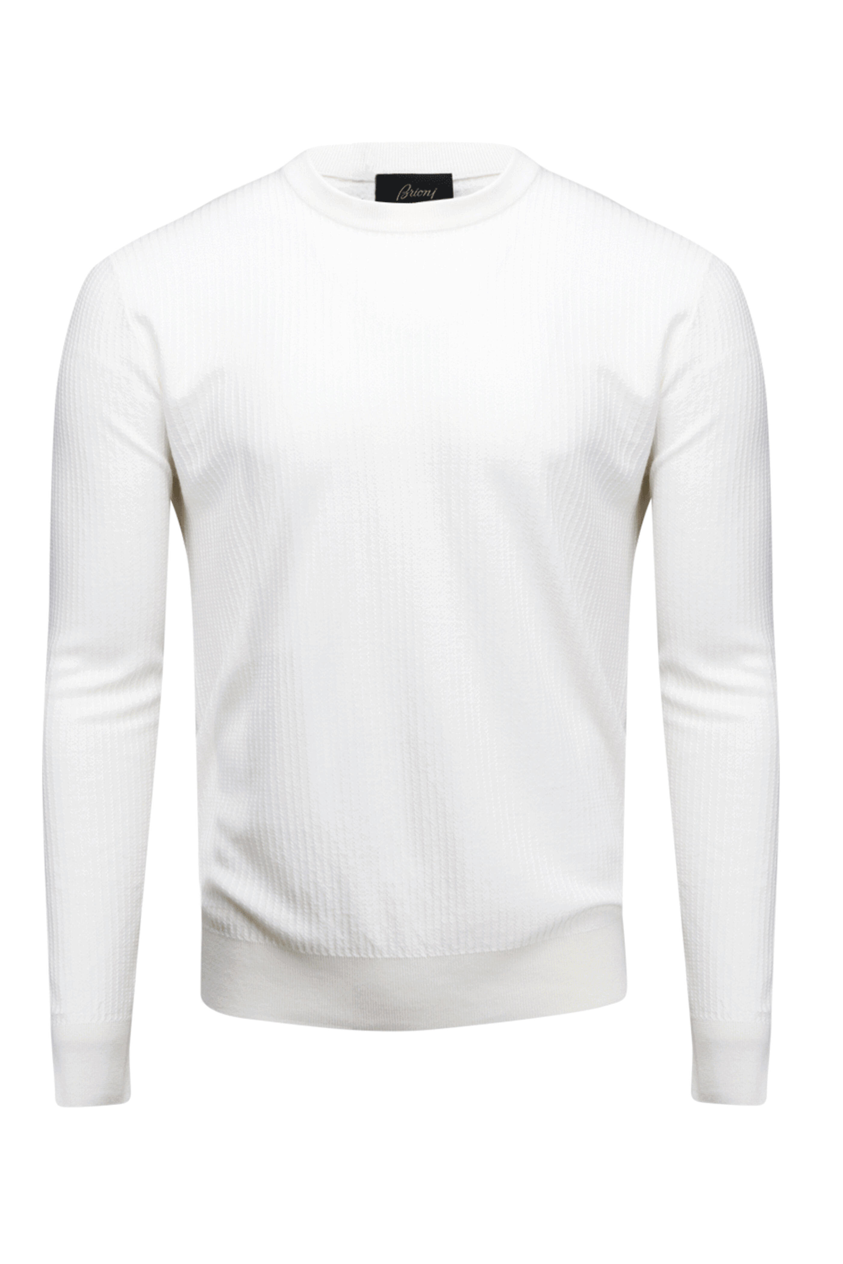 Brioni - White Textured Sweater